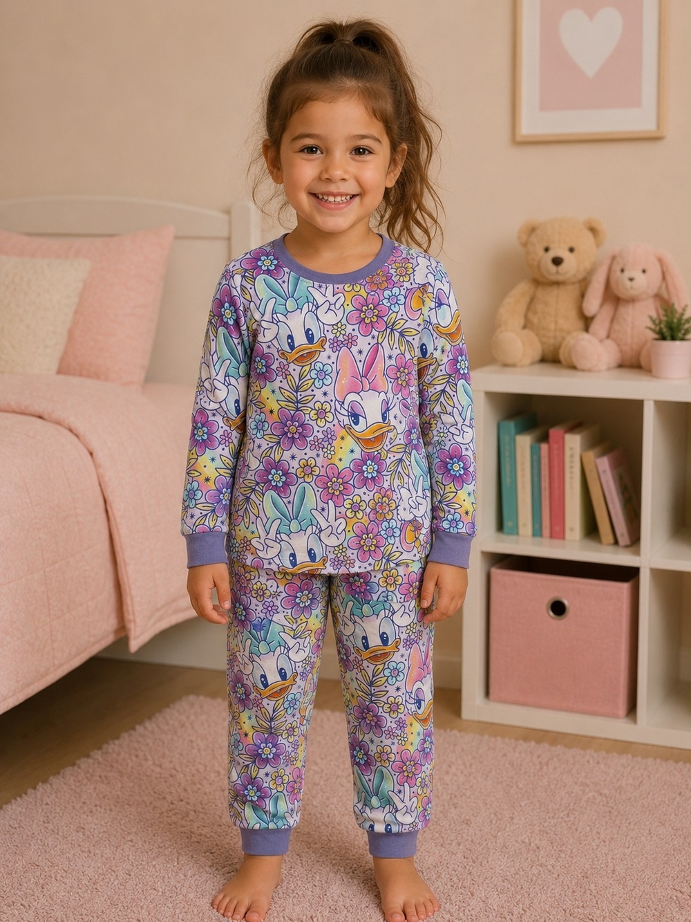 Daisy Duck Bamboo Pajama Set NWOT